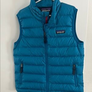 Patagonia Blue Puffer Vest